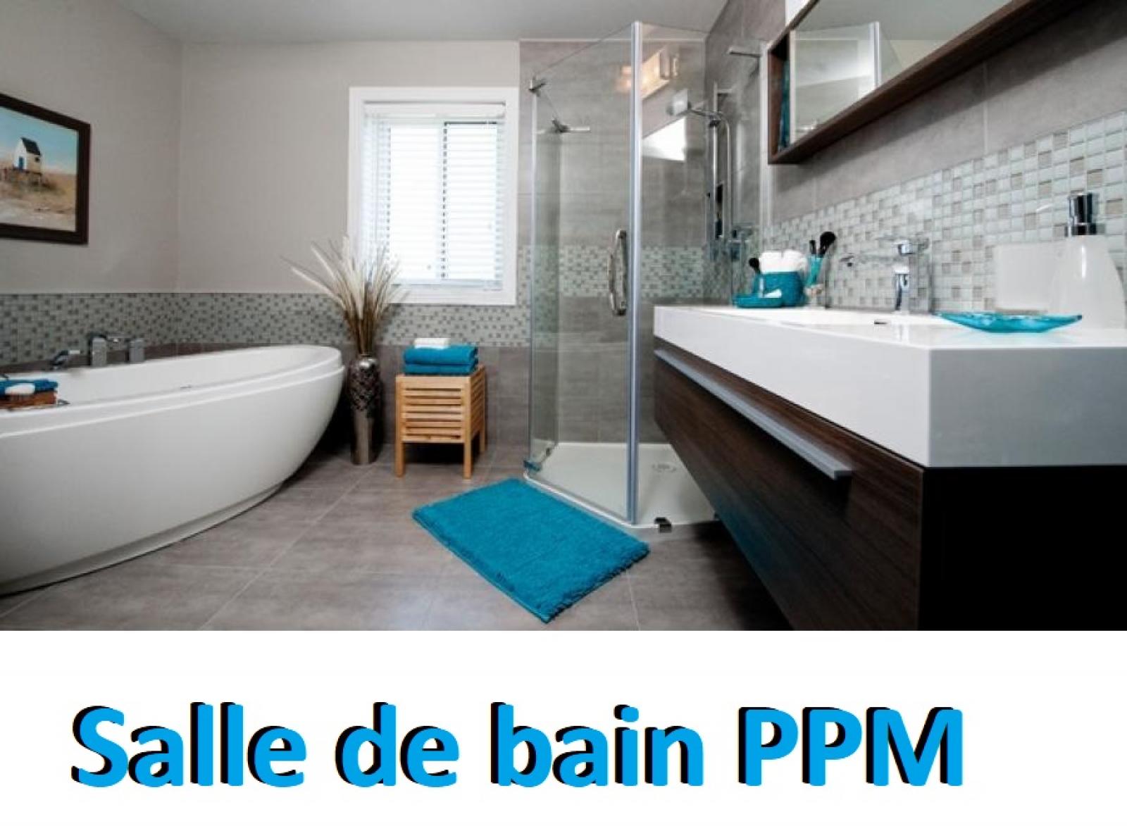 Rénovation de salle de bain PPM Québec. Logo